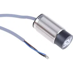 RS PRO Inductive Barrel-Style Proximity Sensor M30x1.5 20 mm Detection PNP 10-30 V DC, 208285-23