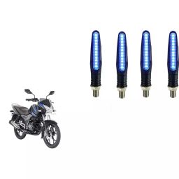 Cartronics Pencil Type Blue LED Indicator for Bajaj Discover 125 T (Pack of 4 Pcs)-28