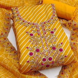 SHADOW & SAINING Printed Semi-Stitched Dress Material-image-95