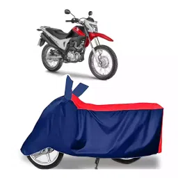 Auto Pearl Two Wheeler Cover with Bag for Honda NXR 160, Red & Blue-picture-14