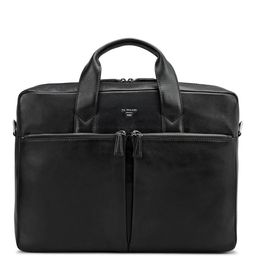 Da Milano Men Textured Leather Laptop Bag-49