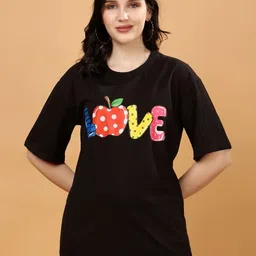 CORSICA Graphic Printed Drop-Shoulder Sleeves Pure Cotton Oversized T-shirt-image-34