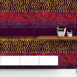 ArtzFolio Printed UV-Resistant Anti-Bacterial Vintage Polka Dots Peel & Stick Wallpaper-image-52