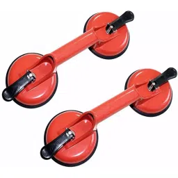FLAMINGO ENTERPRISE Double Suction Cup Lifter Aluminium & Rubber Red (Pack of 2)-image-92