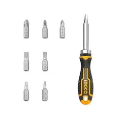 Ingco 8 Pcs Ratchet Screwdriver Set AKISD0808-21