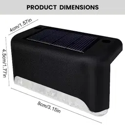 GIGAWATTS Boundary Solar Stairs Light Automatic Sensor Energy Efficient Versatile Lamp, GW-BSL04 image 2