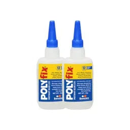 POLYFIX LV Instant General Purpose Glue 50 g for Metal Ceramics Wood Stone (Pack of 2)-32