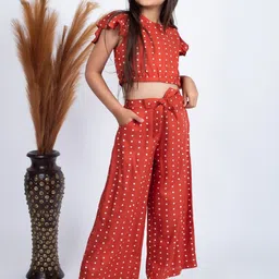 Jelly Jones Printed Top with Trousers-image-78