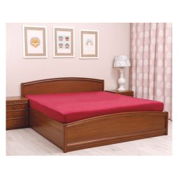 Tidy Sleep Water Resistant Premium Terry Cotton Mattress Protector - Maroon-image-14