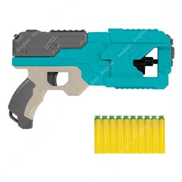 Baybee Blaster Gun Toys for Kids Toy Gun with 10 Safe Soft Foam Fun Target Shooting Gun Battle Fight Game for Kids Toys - Green-27