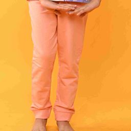 Anthrilo Solid   Comfort Fit Jogger - Peach-image-10