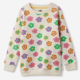 The Souled Store Tss Originals Full Sleeves Autumn Bloom Flowers Printed Sweatshirt - White-image-66