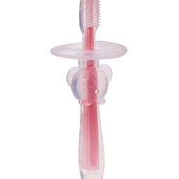Adore Baby Training Toothbrush With Anti Choking Shield - Pink-picture-13