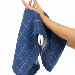 Doctor Towels Pack Of 2 Banana Double Cloth Hand Towels - French Blue-picture-43