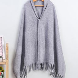 Babyhug 100% Cotton Breast Feeding Multi Purpose Nursing Solid Scarf - Grey-image-43
