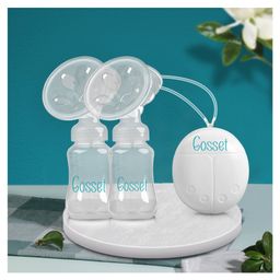 Cosset Double Electric Breast Pump for Feeding Mothers Dual Phase Stimulation & Expression and 4 Level Each | Automatic | BPA Free-10