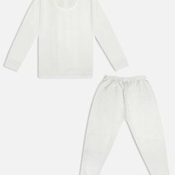 Trampoline Full Sleeves Striped Thermal Sets - White-image-42