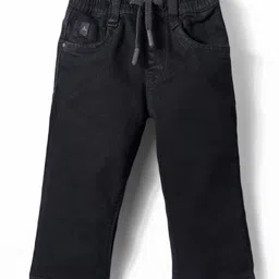 Ruff Denim Woven Full Length Solid Colour Jeans - Black-picture-23