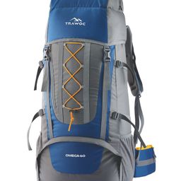 TRAWOC OMEGA 60L Travel Backpack Rucksack Blue 3 Year Warranty-image-84