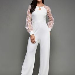 Miss Chase Women Embellished Basic Jumpsuit-picture-0
