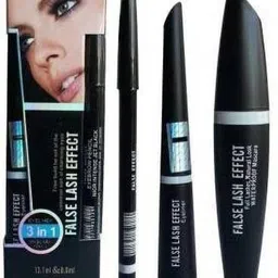 Lenon Set Of 9 Eyeshadow Palette With False Eyelashes & 3 In 1 Eyeliner, Mascara & Kajal image 2