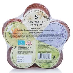 Iris Homefragrances Aromatic Candle Diyas  - Set of 5 image 4