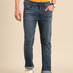 Being Human Men Straight Fit Light Fade Stretchable Jeans-image-98