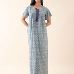 Maybell Printed Maxi Nightdress-image-25