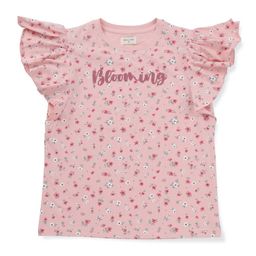 Gini and Jony Floral Embellished Flutter Sleeve Cotton Top-image-40