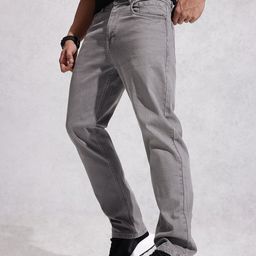 WROGN Men Anti Fit Light Fade Stretchable Jeans-image-100