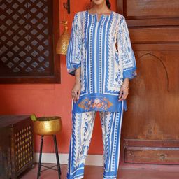 HOUSE OF KARI Printed Tunic & Trouser Co-ord Set-picture-27