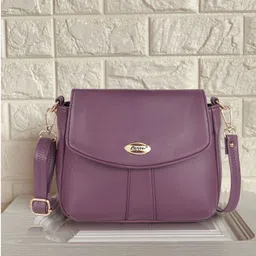 Lancer Women Solid Structured Leather Sling Bag-picture-8