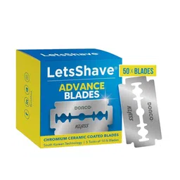 LetsShave Set Of 50 Advanced Double Edge Razor Blades-5