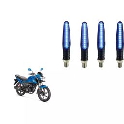 Cartronics Pencil Type Blue LED Indicator for Honda Livo(Pack of 4 Pcs)-35