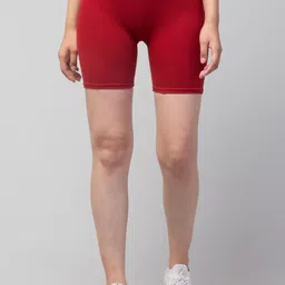 Attire Zone Women Slim Fit Cycling Sports Shorts-image-86