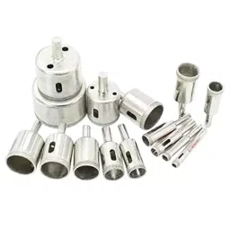 A&S TOOLSHOP Glass Hollow Core Drill Bits Set 6-50 mm Sliver (Set of 16)-18