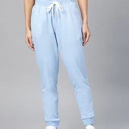 Alcis Women Blue Slim Fit Solid Joggers-image-68