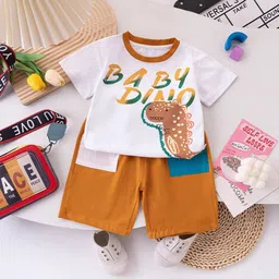 YK Boys Printed T-shirt with Shorts-image-37