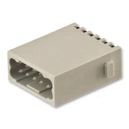 Harting Heavy Duty Connector Inserts / Modules RECTANGULAR MODULE, PLUG, 12POS, 09 14 012 2632-62
