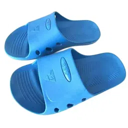SCHOFIC ESD Antitatic Safe Unisex Slipper Blue Medium(Pack of 50)-22
