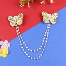 Asthetika Kids Girls Beaded Alligator Hair Clip-48