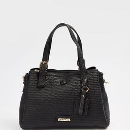 CODE by Lifestyle PU Structured Handheld Bag with Tasselled-13
