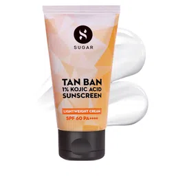 SUGAR Tan Ban 1% Kojic Acid Sunscreen SPF 60 PA++++ - 50 ml-51