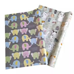 eVincE - thoughtful PRESENTations CATY02ELEP01_5X2  Animal with Fun & Facts 2 Design 5 Sheets each Large Sheet for Diwali Birthday Xmas & More Assorted Envelopes along 70 x 50 cm Gift Wrapping Paper (Pack of 10 Piece)-21
