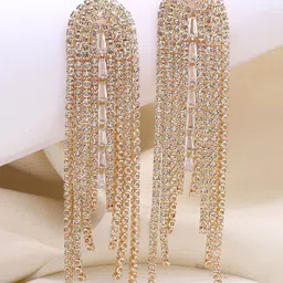 Bohey by KARATCART Contemporary Drop Earrings-16
