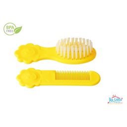 THE LITTLE LOOKERS Grooming Comb And Brush Set - Yellow-image-50