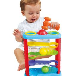YAMAMA Rolling And Swirling Hammer Knock Ball Activity Game For Kids Learning And Educational Toy For Kids  Color May Vary-22