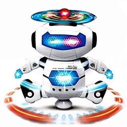 New Pinch Musical Naughty Robot with 3D Lights and Music - Multicolour-54
