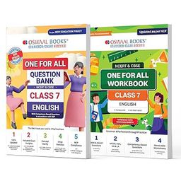 Oswaal One For All Question Bank + One For All Workbook (NCERT & CBSE) Class 7 English (Set of 2 Books) | Updated As Per NCF For Latest Exam-4