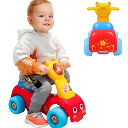 NEGOCIO 2-in-1 Ride and Walker Toy Sit to Stand Toddler Ride On Toy for Toddlers and Babies- PACK OF 1- COLOR MAY VARY-7